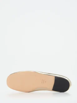 Konstantin Starke – Loafer aus Metallicleder gold