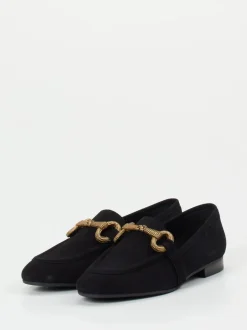 Konstantin Starke – Loafer aus Veloursleder Schwarz