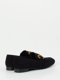 Konstantin Starke – Loafer aus Veloursleder Schwarz