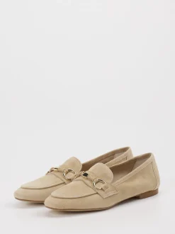 Konstantin Starke – Loafer aus Veloursleder beige