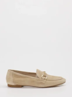 Konstantin Starke – Loafer aus Veloursleder beige