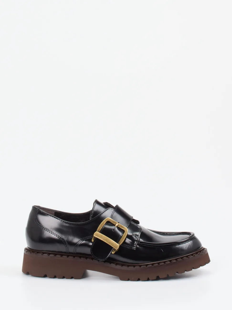 Konstantin Starke – Loafer aus Hochglanzleder schwarz