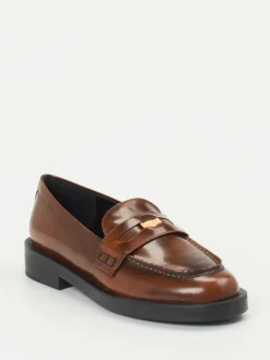 Konstantin Starke – Loafer aus Hochglanzleder Braun