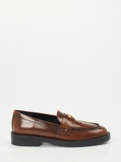 Konstantin Starke – Loafer aus Hochglanzleder Braun