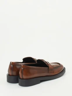 Konstantin Starke – Loafer aus Hochglanzleder Braun