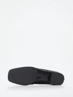 Konstantin Starke – Loafer aus geprägtem Leder schwarz
