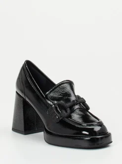 Konstantin Starke – Loafer aus Lackleder Schwarz