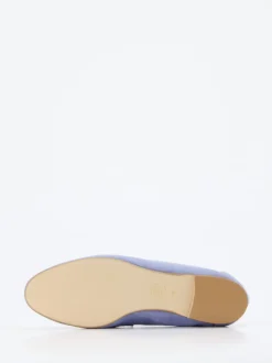 Konstantin Starke – Loafer aus Veloursleder Hellblau