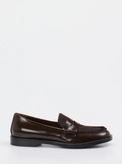 Konstantin Starke – Loafer aus Hochglanzleder Dunkelbraun