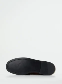 Konstantin Starke – Loafer aus Hochglanzleder Cognac