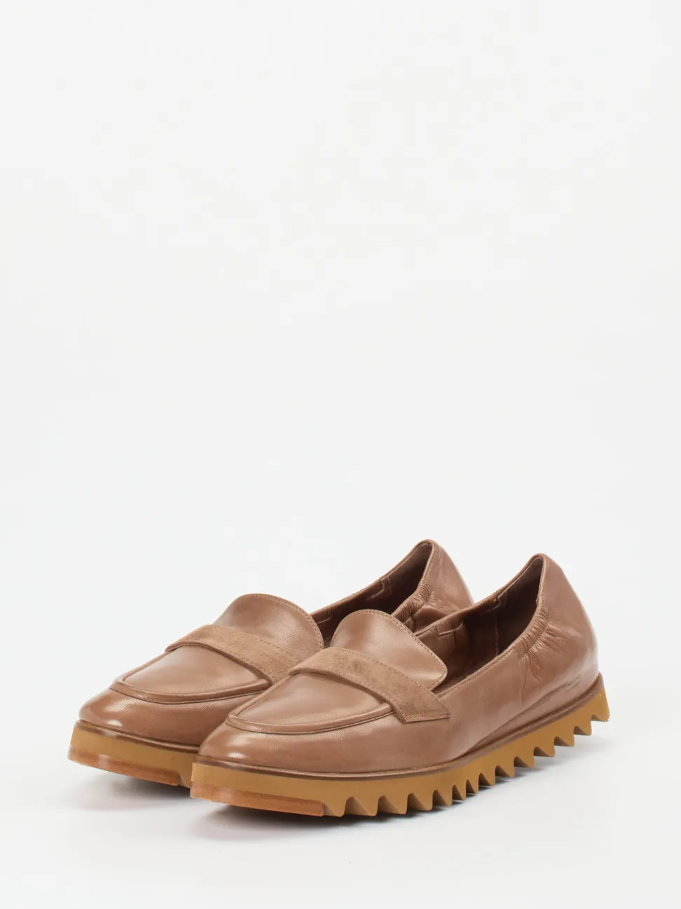 Konstantin Starke – Loafer aus Lammleder mittelbraun
