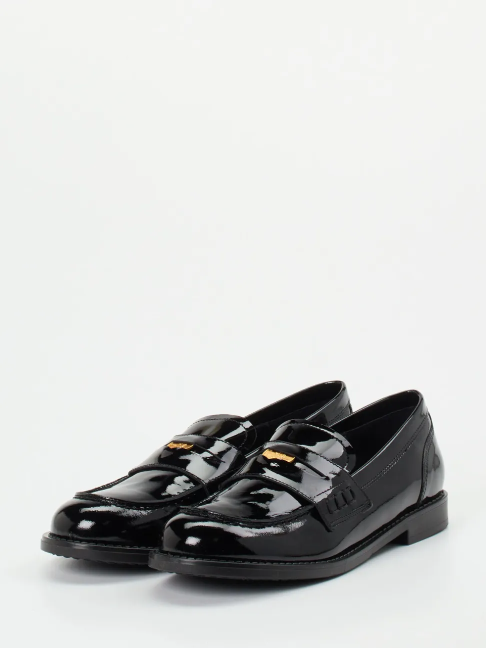 Konstantin Starke – Loafer aus Lackleder Schwarz