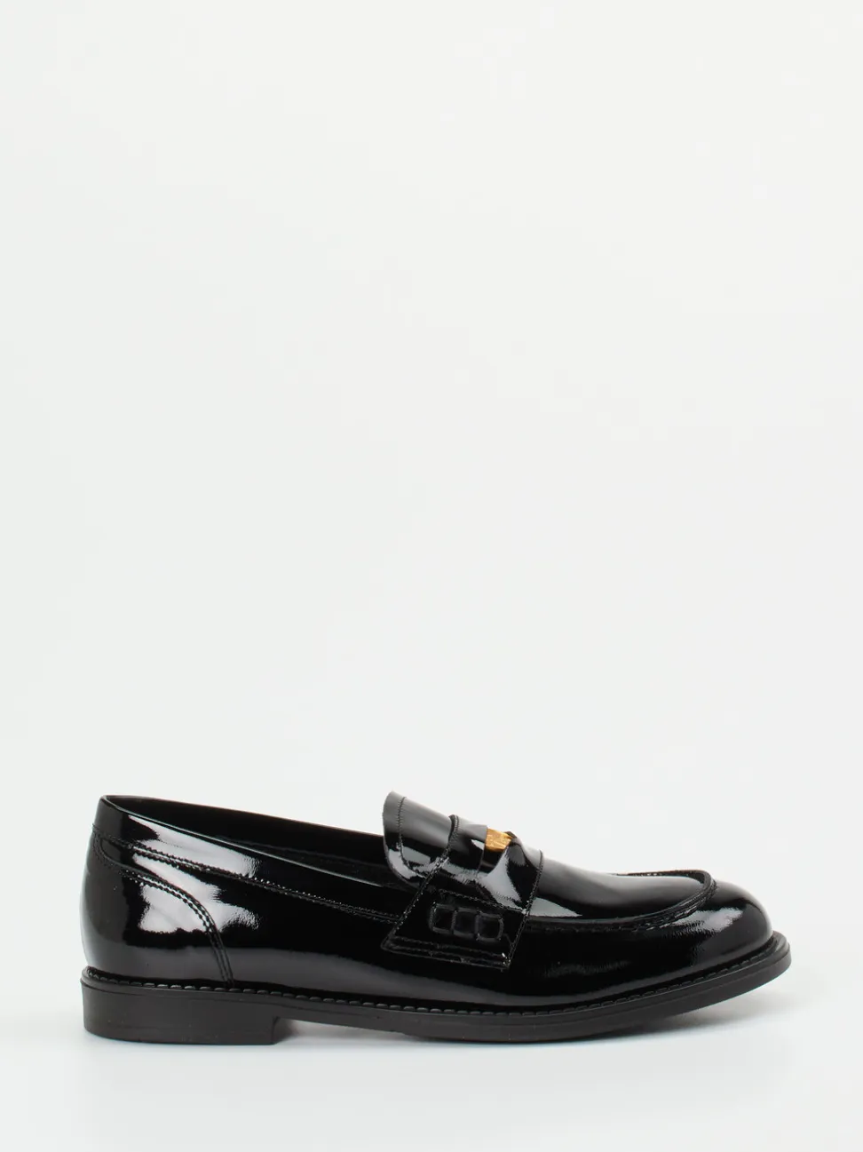 Konstantin Starke – Loafer aus Lackleder Schwarz
