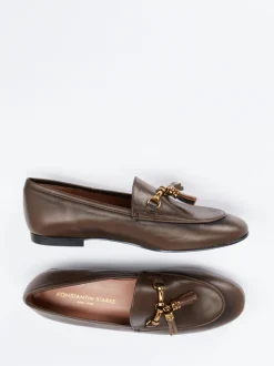 Konstantin Starke – Loafer aus Kalbleder mittelbraun