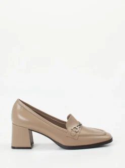 Konstantin Starke – Loafer-Pumps aus Lammleder taupe