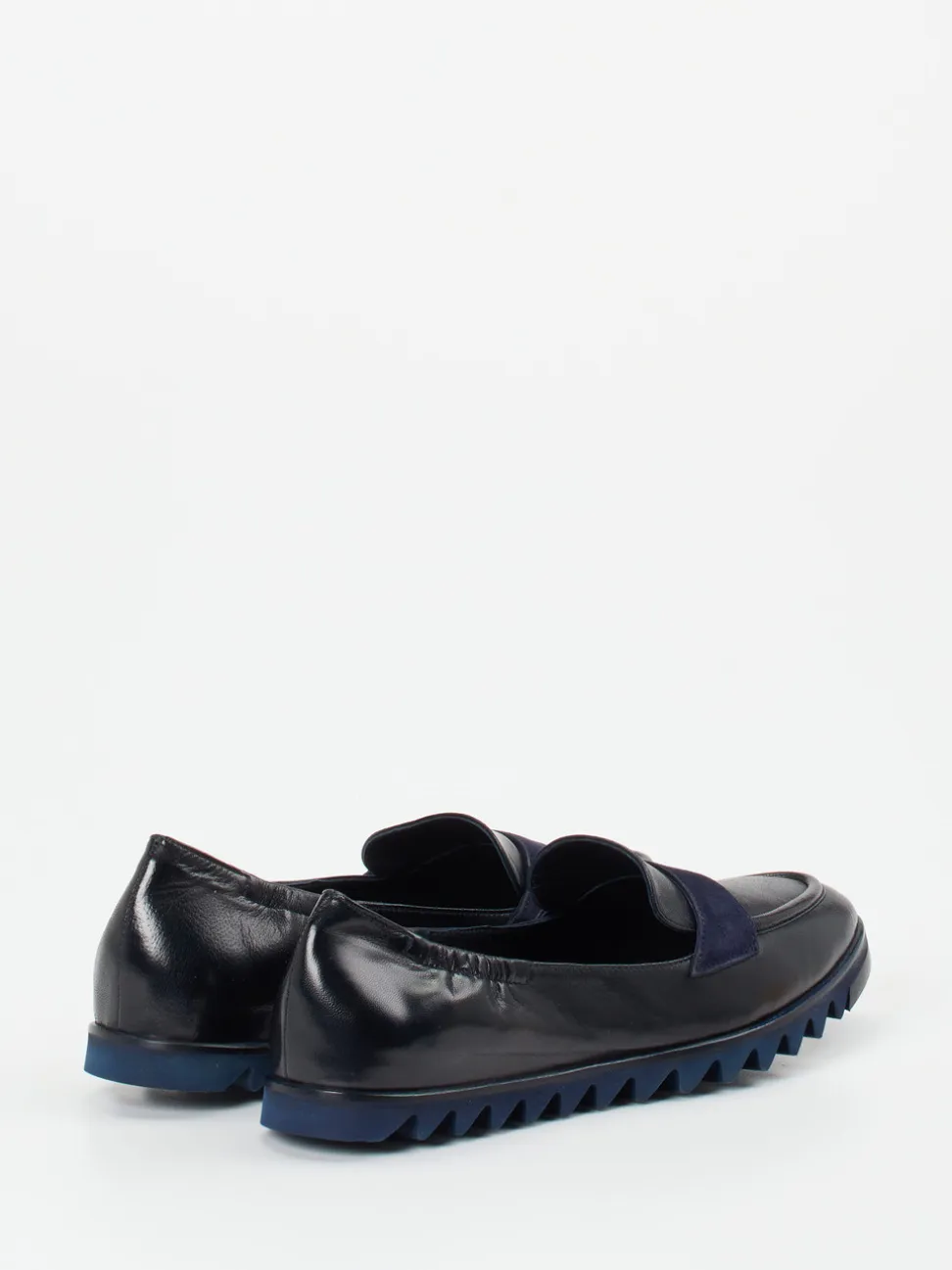 Konstantin Starke – Loafer aus Lammleder in Blau