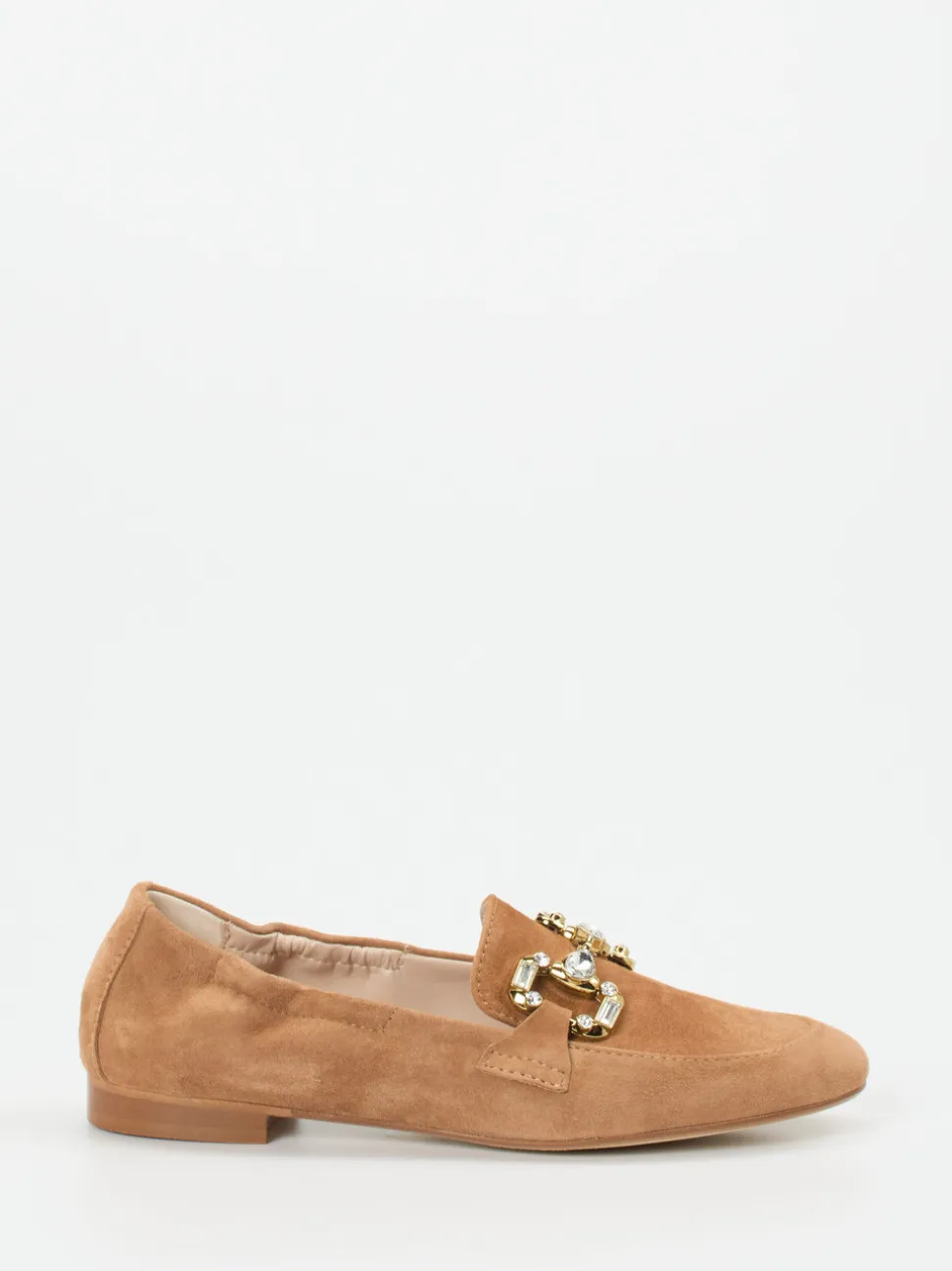 Konstantin Starke – Loafer aus Veloursleder Cognac