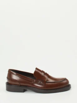 Konstantin Starke – Loafer aus Hochglanzleder braun