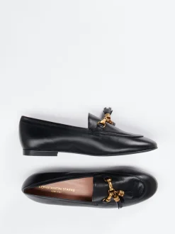 Konstantin Starke – Loafer aus Lammleder Schwarz