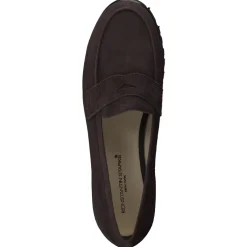 Konstantin Starke – Loafer aus Veloursleder Dunkelbraun