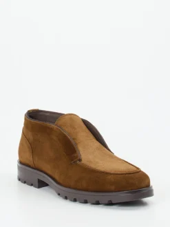 Konstantin Starke – Loafer aus Veloursleder Braun