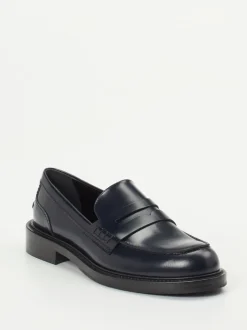 Konstantin Starke – Loafer aus Hochglanzleder in Blau