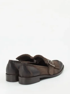 Konstantin Starke – Loafer aus Veloursleder Dunkelbraun
