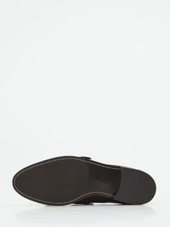 Konstantin Starke – Loafer aus Veloursleder Dunkelbraun