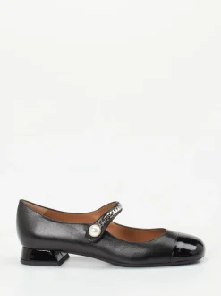 Konstantin Starke – Mary Jane Ballerinas aus Lammleder Schwarz