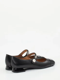 Konstantin Starke – Mary Jane Ballerinas aus Lammleder Schwarz