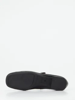 Konstantin Starke – Mary Jane Ballerinas aus Lammleder Schwarz
