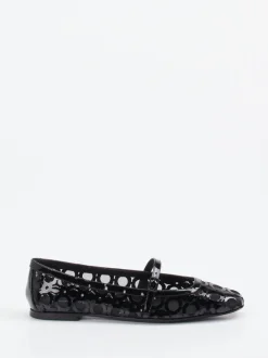 Konstantin Starke – Mary Jane Ballerinas aus Lackleder Schwarz