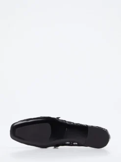 Konstantin Starke – Mary Jane Ballerinas aus Lackleder Schwarz