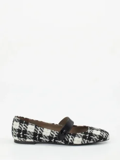Konstantin Starke – Mary Janes aus Bouclé-Textil Schwarz