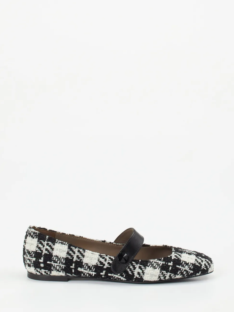 Konstantin Starke – Mary Janes aus Bouclé-Textil Schwarz