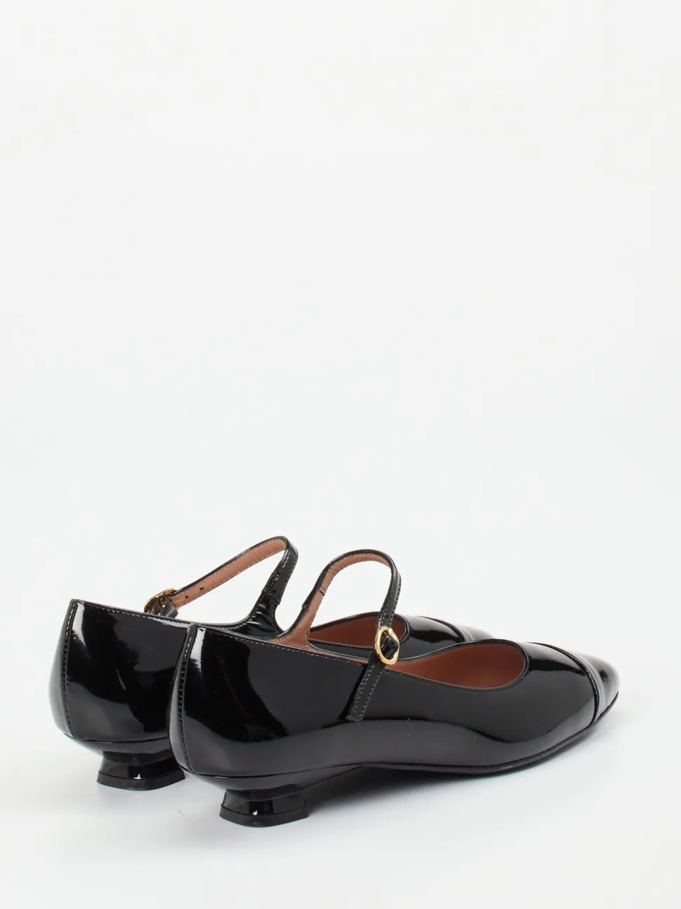 Konstantin Starke – Mary Jane Pumps aus Lackleder Schwarz