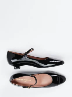 Konstantin Starke – Mary Jane Pumps aus Lackleder Schwarz