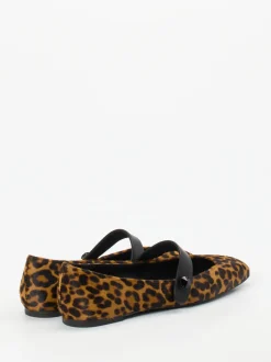Konstantin Starke – Mary Janes aus Kalbleder mit Leoprint