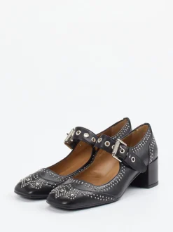 Konstantin Starke – Mary Jane Pumps aus Lammleder Schwarz