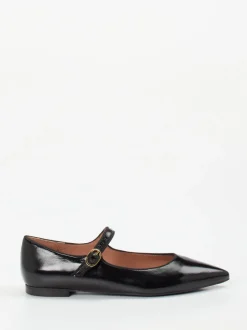 Konstantin Starke – Mary Jane Ballerinas aus Lackleder Schwarz