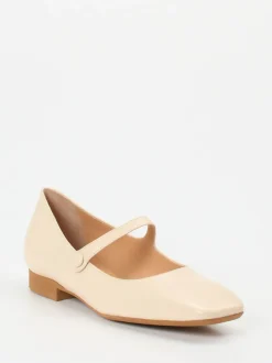Konstantin Starke – Mary Janes aus Lammleder Beige