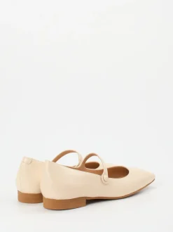 Konstantin Starke – Mary Janes aus Lammleder Beige
