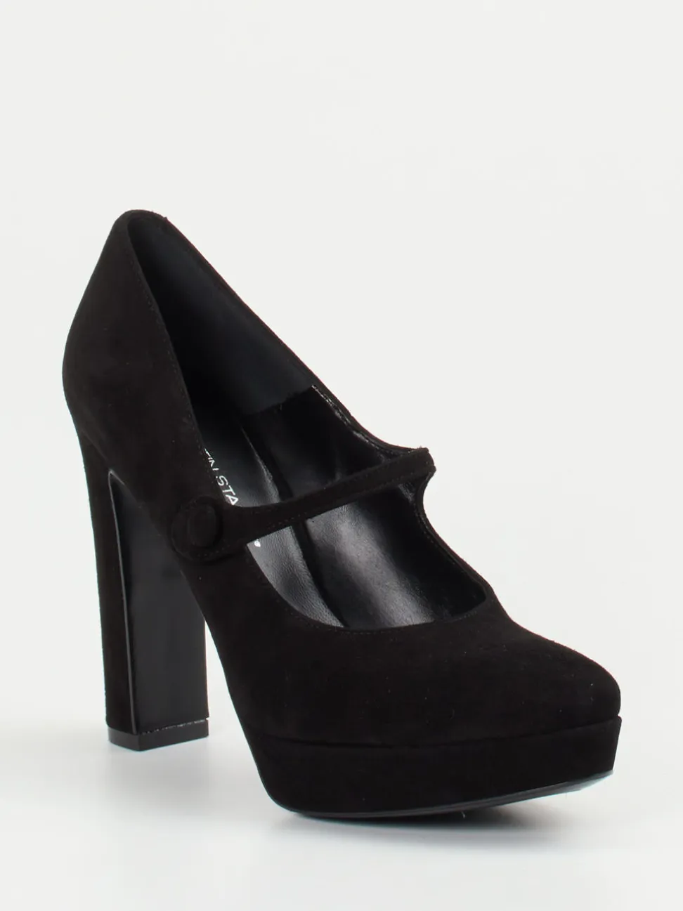 Konstantin Starke – Mary Jane Pumps aus Veloursleder schwarz