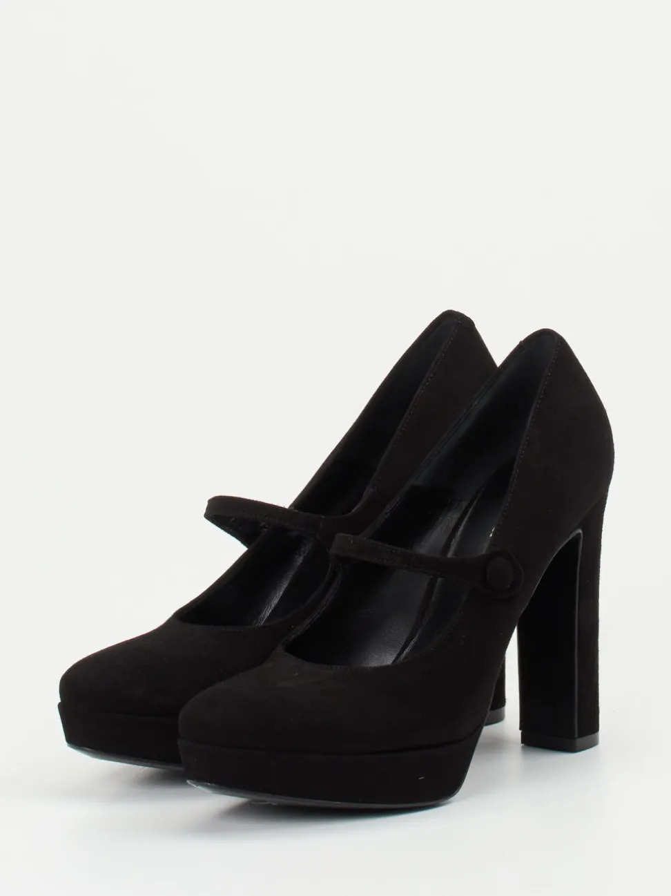 Konstantin Starke – Mary Jane Pumps aus Veloursleder schwarz