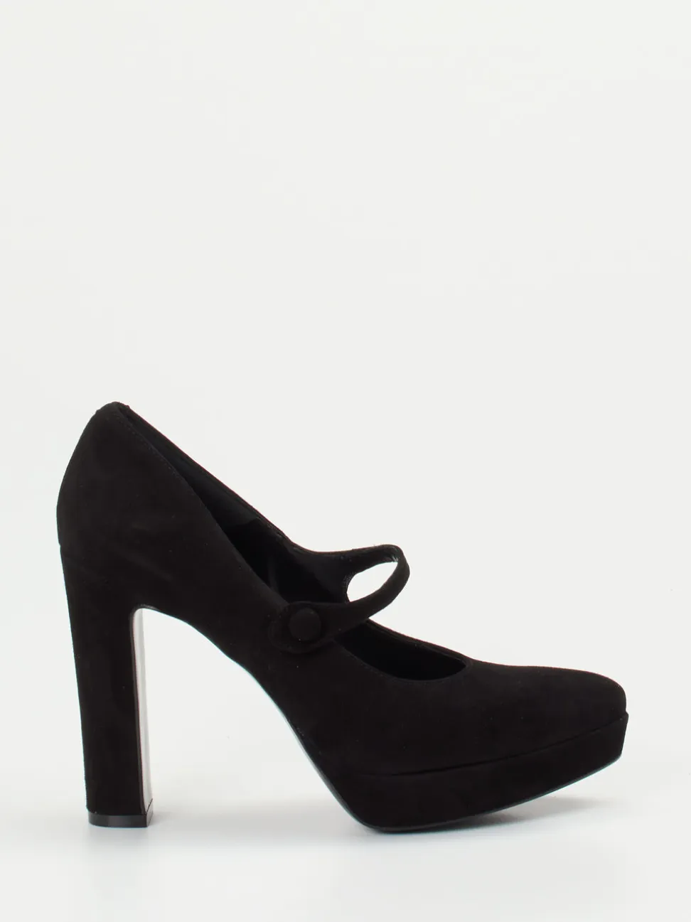 Konstantin Starke – Mary Jane Pumps aus Veloursleder schwarz