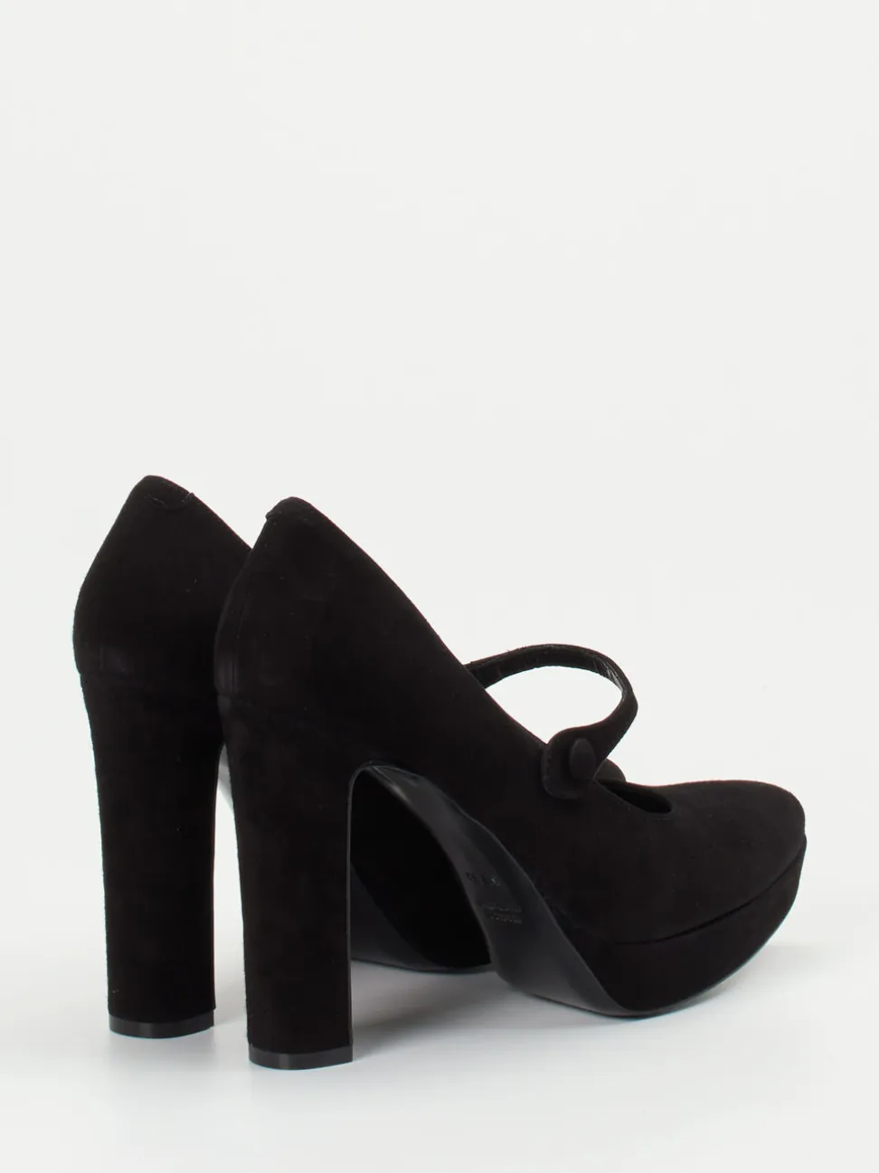 Konstantin Starke – Mary Jane Pumps aus Veloursleder schwarz