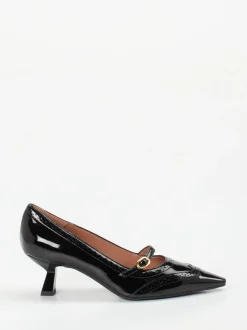 Konstantin Starke – Mary Jane Pumps aus Lackleder Schwarz