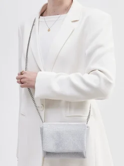 Konstantin Starke – Mini Bag aus Synthetikgewebe Silber