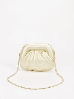 Konstantin Starke – Mini-Bag aus Leder goldfarben