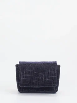 Konstantin Starke – Mini-Bag aus Textil Tiefblau